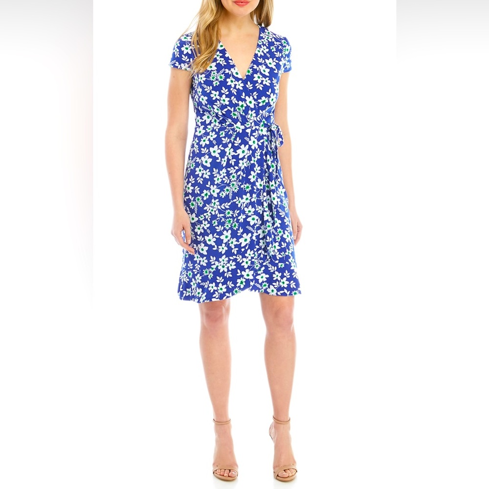 Jessica Howard Faux Wrap Dress
